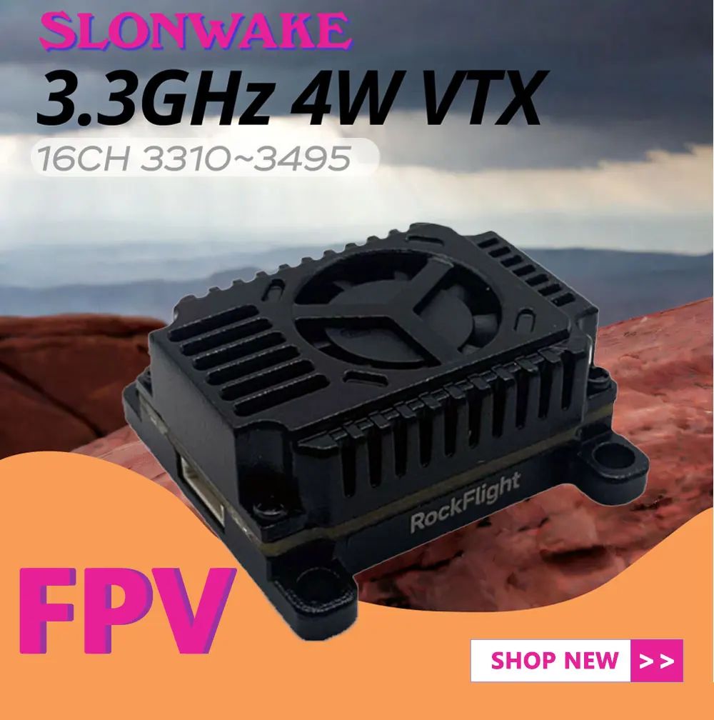SLONWAKE FPV 3.3G 16CH 4000mW  - đánh giá và giá Fpv Drone Antenna
