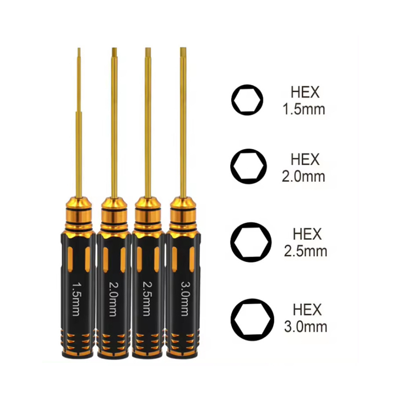 4pcs Hex Screw Driver Set Tita - đánh giá và giá Fpv Drone Tool Kit