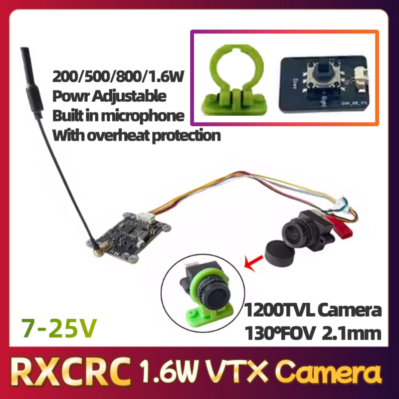 RXCRC 5.8G Module 48CH 1.6W VT - đánh giá và giá Fpv Drone Receiver