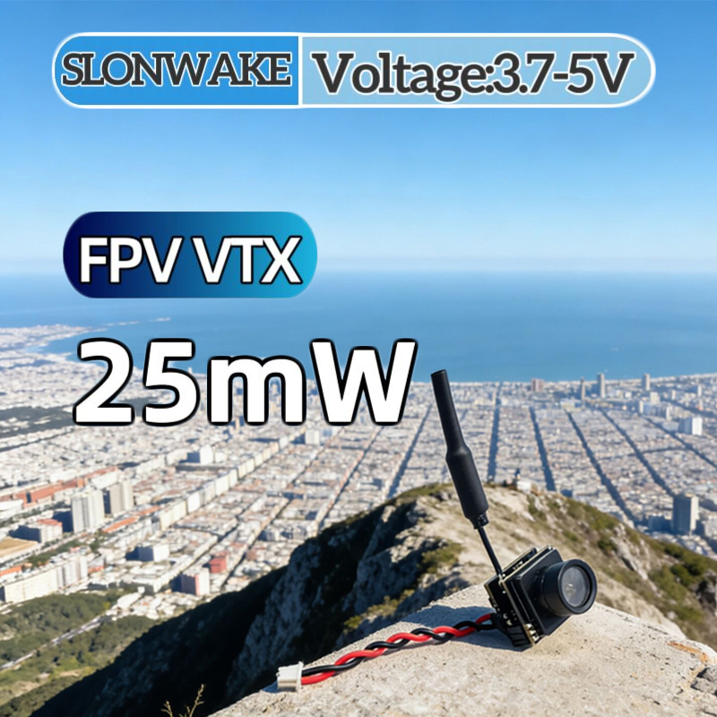 SLONWAKE FPV 25mW power simula - đánh giá và giá Fpv Drone Receiver