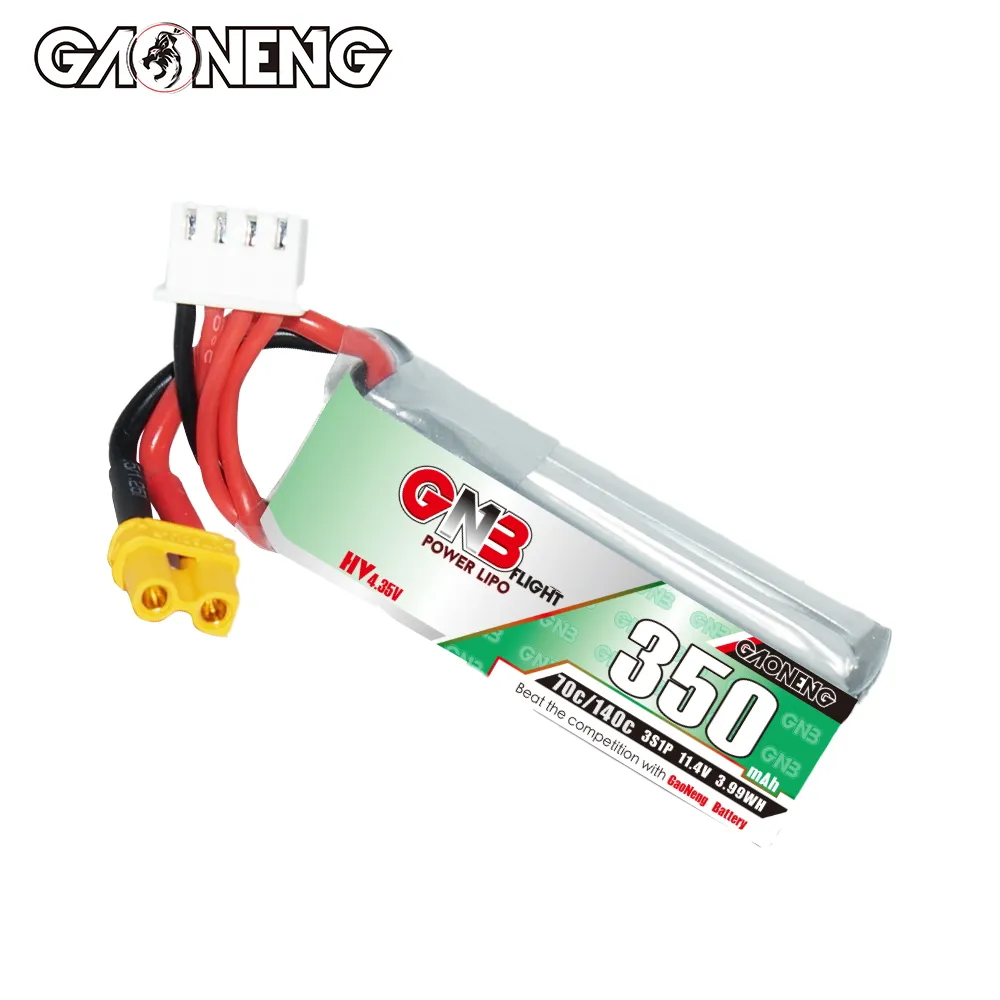 Gaoneng GNB 350mAh 3S 70C LiPo - đánh giá và giá Fpv Drone Goggles