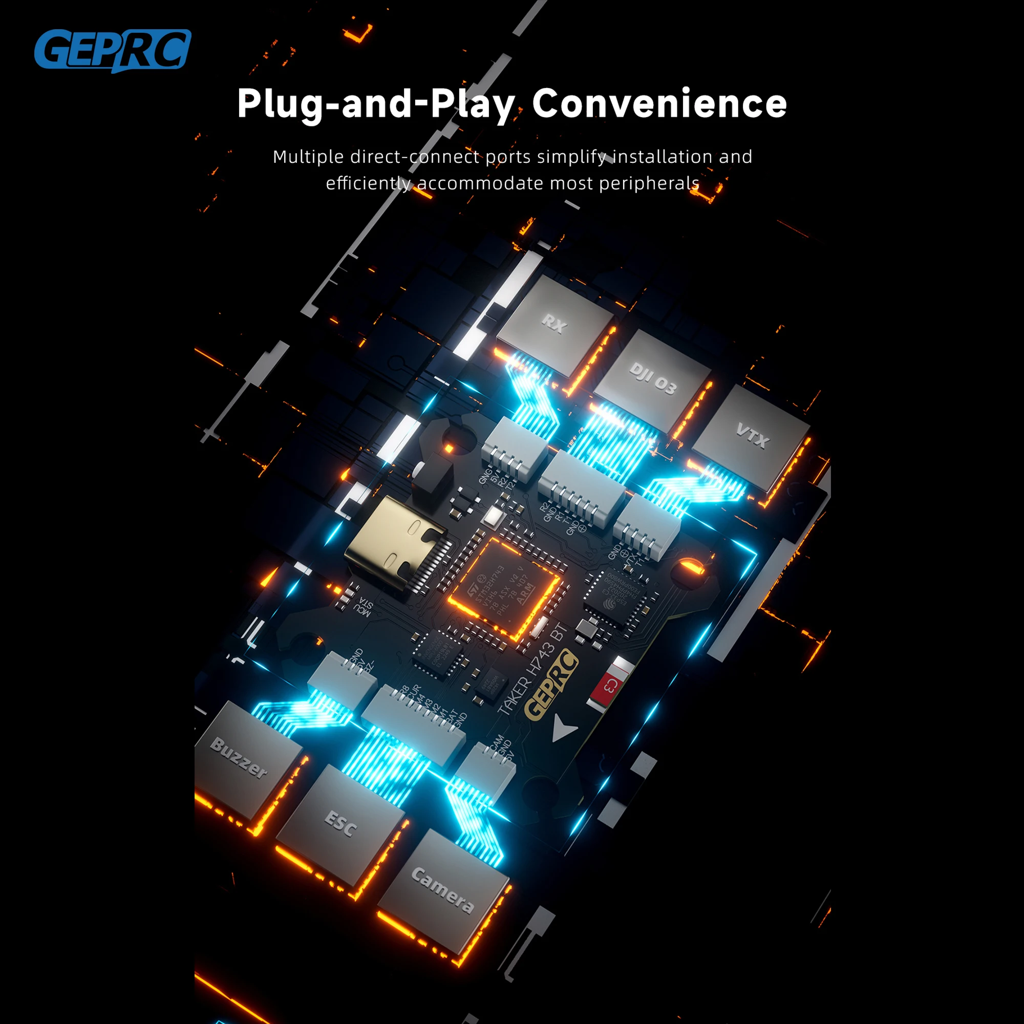 GEPRC TAKER H743 BT 32Bit 65A  - đánh giá và giá Fpv Drone Flight Controller