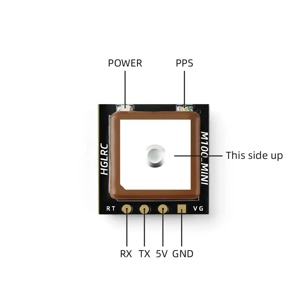 HGLRC M100 MINI GPS Module M10 - đánh giá và giá Fpv Drone Antenna